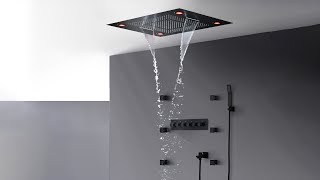 16 LED Rainfall Showerhead Must See [upl. by Guod609]