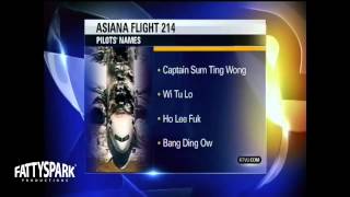 Oakland KTVU Asiana Flight 214 Epic News Fail [upl. by Leibrag867]