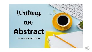 How to Write an Abstract [upl. by Thornie]