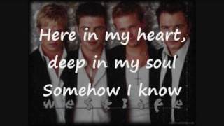 Best love song ever  Westlife  As love is my witness Lyrics Video [upl. by Ev]