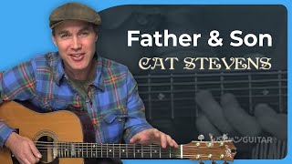 How to play Father And Son by Cat Stevens on the guitar [upl. by Dyche561]