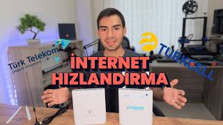 Modem HACK ile İnternet Hızlandırma  Türk Telekom Magnet ve Turkcell Superbox [upl. by Ahcsrop]