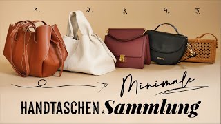 Meine minimale HandtaschenSammlung amp Was ich in meiner Handtasche aufbewahre [upl. by Ennovahs]