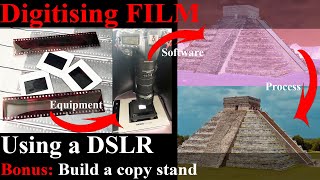 How I DIGITISE Negatives and Slides using my Digital Camera DSLR or mirrorless [upl. by Harad]