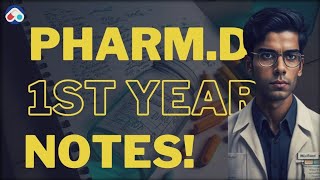 PharmD 1st Year Handwritten Notes The Ultimate GameChanger for Your Studies [upl. by Alliehs]