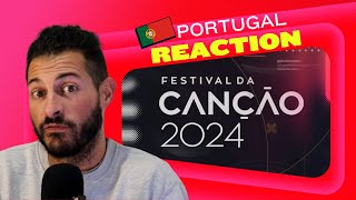 FESTIVAL DA CANÇÃO 2024 🇵🇹 REACTION amp FAVOURITES 💚❤️ [upl. by Drewett]