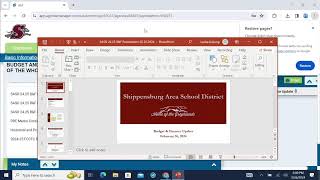 Shippensburg Area School District February 26 2024 School Board Meeting [upl. by Rikahs]