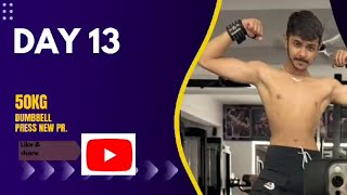 50 Kg Dumbell Press 💪 Heavy Chest Workout [upl. by Ziza]