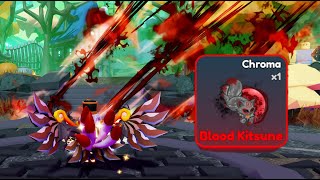 Blood Kitsune Chroma Showcase  Elemental Dungeons New Halloween Update [upl. by Adelheid]