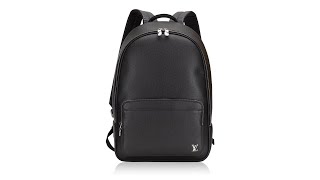 Louis Vuitton Men Taiga Alex Backpack Noir [upl. by Ymled]