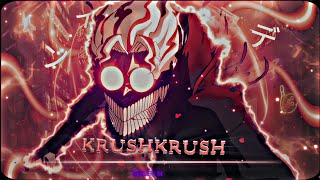 Okarun Dandadan Edits Amv KRUSHKRUSH Hussain Ali Preset Alight Motion [upl. by Enram]