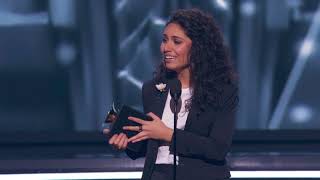 Alessia Cara Wins Best New Artist  Acceptance Speech  60th GRAMMYs [upl. by Evod416]