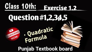 Class 10th Exercise 12Question12345 Science Group Punjab Textbook Board📚📘 [upl. by Isdnil]