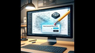 Microstation CONNECT Edition How To Delete Connected Dimensions [upl. by Risay]