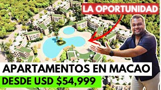 APARTAMENTOS CERCA DE LA PLAYA EN MACAO  PUNTA CANA  Invierte aqui [upl. by Adnesor]