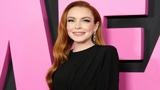 Lindsay Lohan Is Totally Fetch in Black at ‘Mean Girls’ Red Carpet Premiere in New York City [upl. by Leidgam]