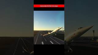 Concorde Takes Off Witness the Iconic Supersonic Flight viralvideo aviation shorts [upl. by Turmel]