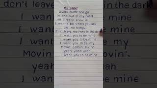 JIMIN  BE MINE English version Lyrics bts 방탄소년단 kpop fyp shorts shortsfeed youtubeshorts [upl. by Eilsil223]