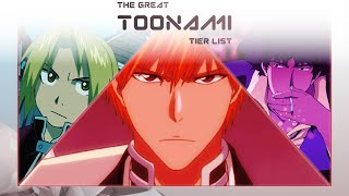 The Great Toonami Tier List Part 4 20122013 [upl. by Gnem]