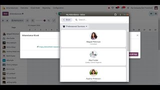 Odoo 18 Attendance Kiosk  Odoo 18 Attendance PWA [upl. by Aillicirp993]