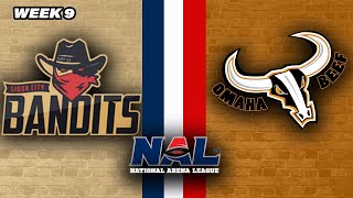 2024 NAL Week 9  Sioux City Bandits vs Omaha Beef [upl. by Rossie]