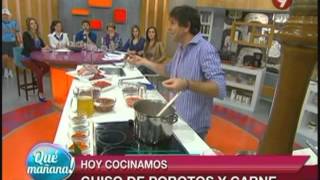 Hoy cocinamos guiso de porotos y carne [upl. by Joacima]