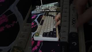 Just some clicky clacks to scratch your brain asmr mechanicalkeyboard [upl. by Piwowar]