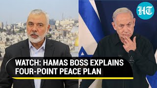 Hamas Chief Makes Political Offer To Israel Says PM Netanyahu Stalling As Gaza War Intensifies [upl. by Akinnej]