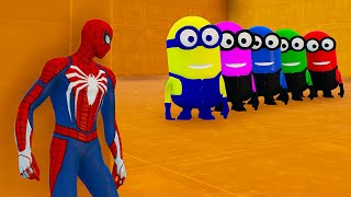 ✅GTA5 Epic Ragdolls  RED SPIDERMAN VS RED MINION VS SUPER HEROS FAILS Euphoria Ragdolls Physics [upl. by Asin]