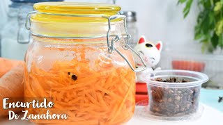 Encurtido de zanahoria  Zanahorias dulces en escabeche [upl. by Cates]