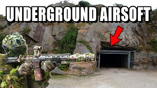 Underground Airsoft  2 Miles Of Tunnels At Holmans Test Mine [upl. by Ecinreb]