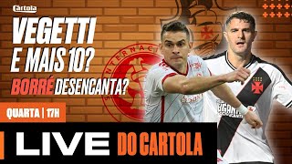 LIVE DO CARTOLA De olho nas dicas pra 4ª rodada 🎩 [upl. by Adnov866]