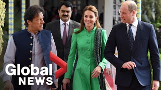 Prince William and Kate visit PM Khan students on first royal trip to Pakistan in over a decade [upl. by Haldan]