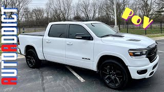 2021 RAM 1500 LARAMIE NIGHT EDITION POV Drive ASMR [upl. by Dyrrej]