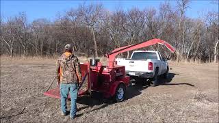 1997 Gravely Pro Chip 395 wood chipper for sale  noreserve Internet auction April 4 2018 [upl. by Schaaff]