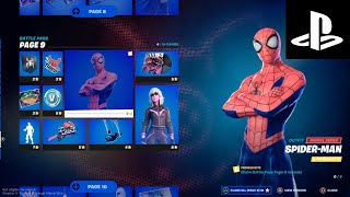 How to Unlock Spiderman in Fortnite  Battle Pass Rewards Page 9 [upl. by Llert85]