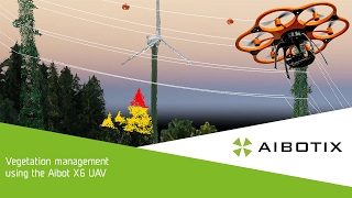 Vegetation management using the Aibot X6 UAV [upl. by Latif]