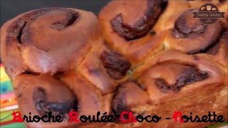 Brioche Choconoisette quotroulée au Nutellaquot façon boulangère 100 Vegan ni oeufs ni lactose [upl. by Nnagem]