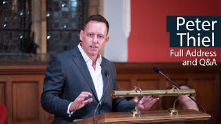 Peter Thiel on AntiAntiAntiAnti Classical Liberalism  Oxford Union [upl. by Kumler424]