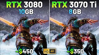 RTX 3080 vs RTX 3070 Ti  Test in 15 Games  4K [upl. by Nelyk]