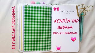 Kendin Yap Bullet Journal Bedava 😙 [upl. by Corbie430]