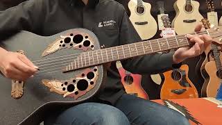 Ovation Super Adamas 1687GT5 試奏動画 [upl. by Landan]