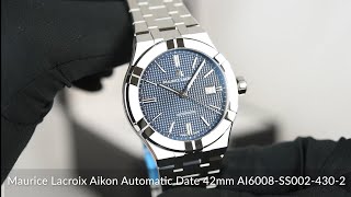 Maurice Lacroix Aikon Automatic Date 42mm AI6008SS0024302 [upl. by Halyak93]