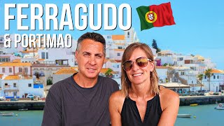 Travel PORTUGAL 🇵🇹 ALGARVE Exploring Ferragudo and Portimao Portugal 2022 [upl. by Billat]