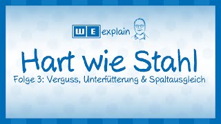 Hart wie Stahl 3  Verguss Unterfütterung und Spaltausgleich mit EpoxidharzSystemen  WE explain [upl. by Anaderol]