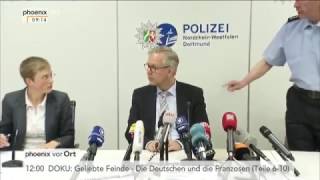 Pressekonferenz zu Explosionen nahe des BVBMannschaftsbusses vom 11042017 [upl. by Alathia327]