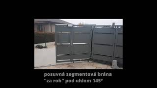 Brána za quotrohquot  nesená bránička  sliding gate amp door [upl. by Cardinal]