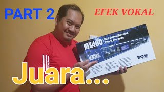 Lexicon MX 400 Part 2 Tes 99 macam Dual Stereo Sound [upl. by Meuse845]