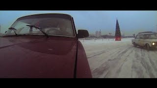 Жигули LADA Winter Drift 2015 [upl. by Hgielek846]