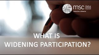 What is widening participation to medicine [upl. by Wallford858]